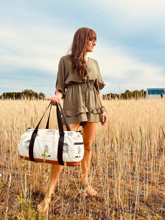 The Kōkua Duffle with Limited Addition Pono + Nohea Splashproof Bag